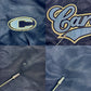 90年代 Colosseum Athletics スタジアムジャケット ノースカロライナ・ターヒールズ カレッジ ブルー メンズ XL 中古 古着 Y9162