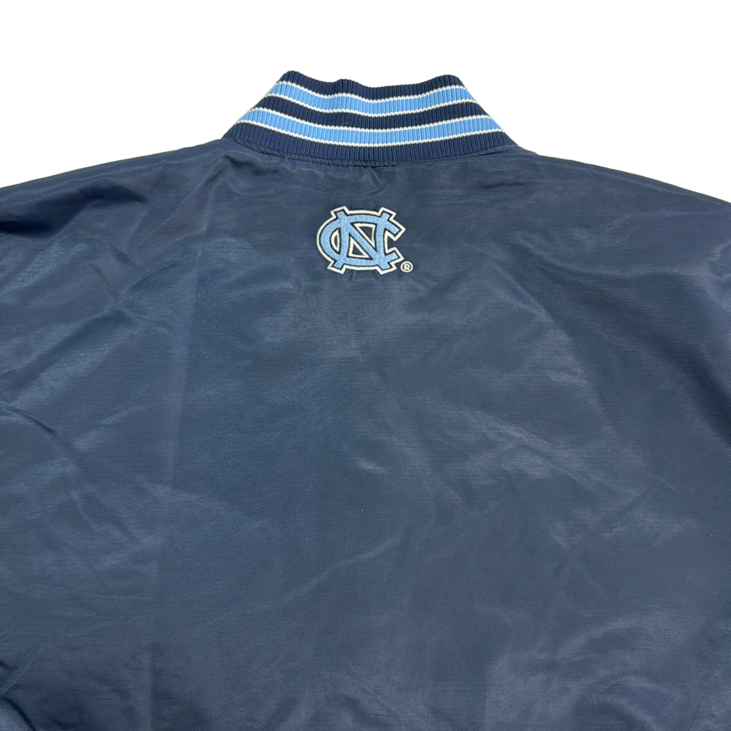 90年代 Colosseum Athletics スタジアムジャケット ノースカロライナ・ターヒールズ カレッジ ブルー メンズ XL 中古 古着 Y9162