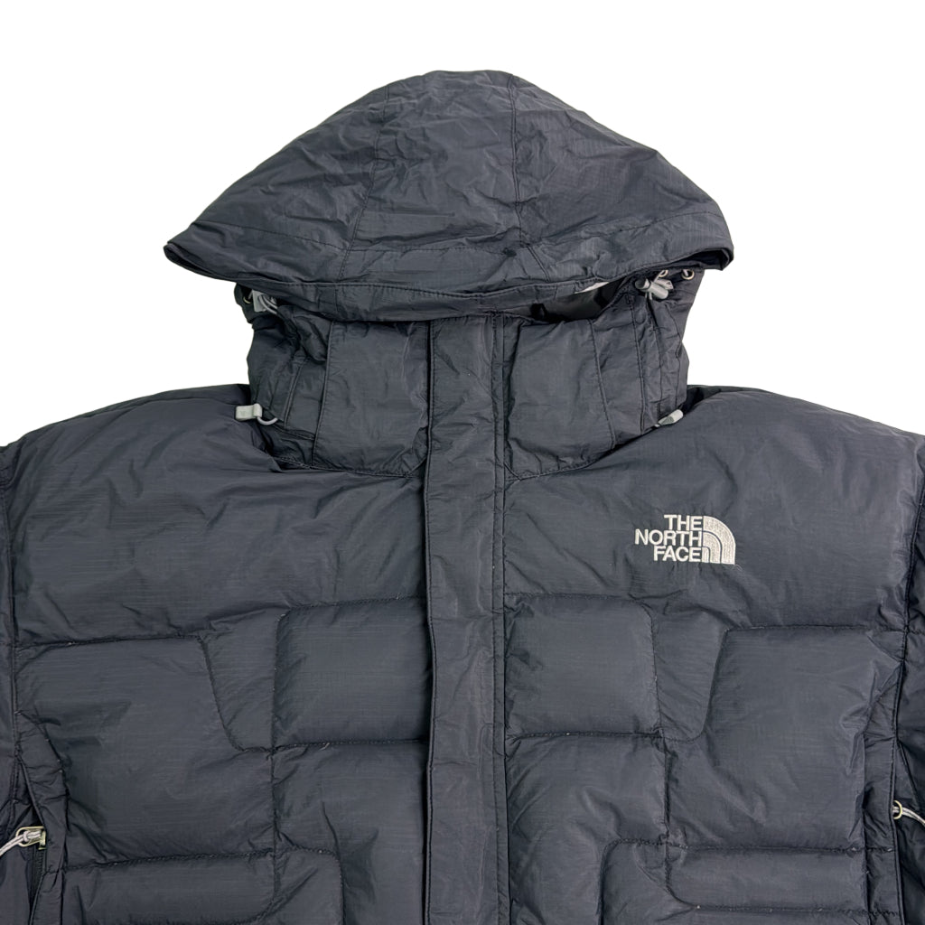 ダウンジャケット アウトドア ブラック メンズ XL 中古 古着 Y9164