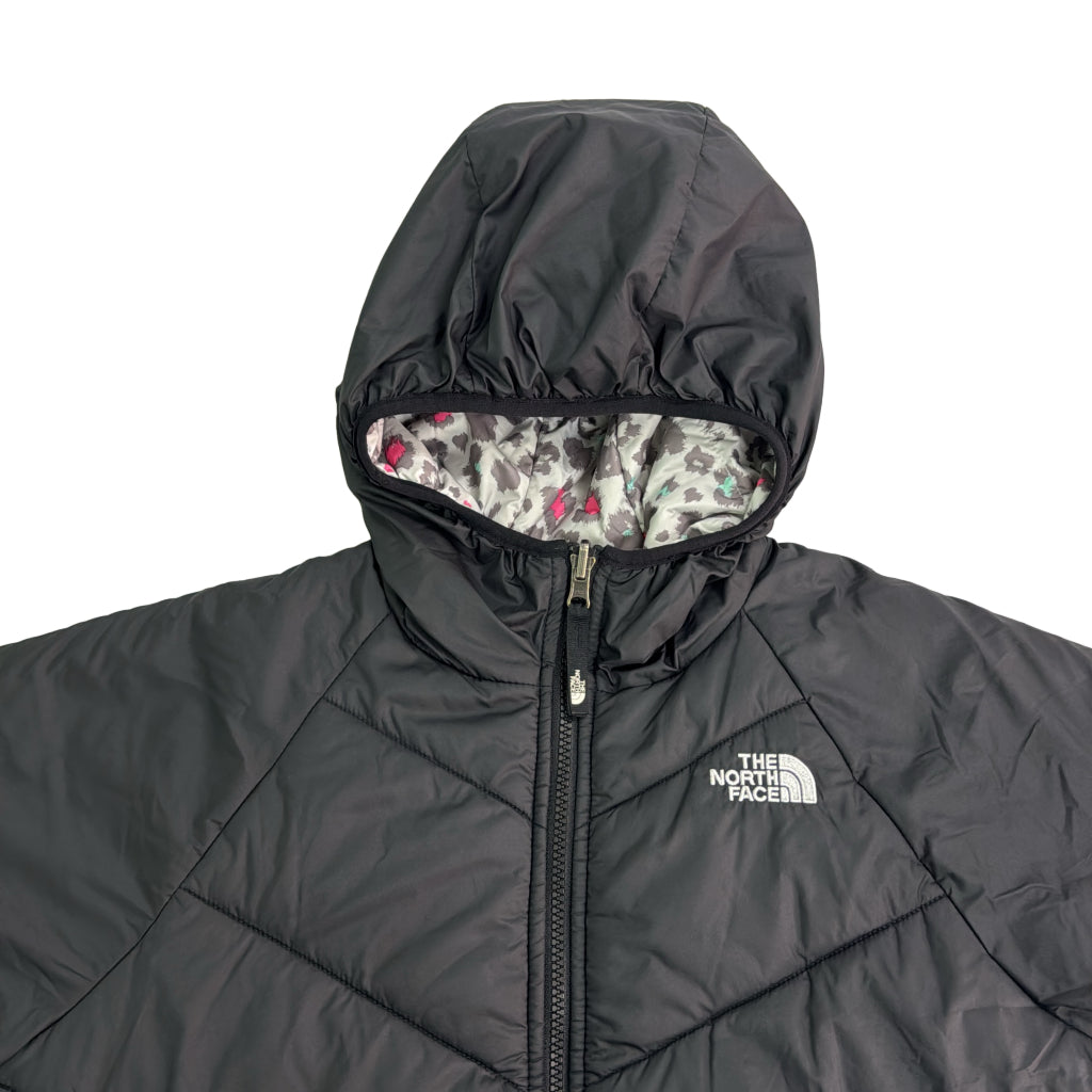 中綿ジャケット アウトドア ブラック ユース XL 中古 古着 Y9177
