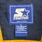 90年代 スタジアムジャケット MICHIGAN ミシガン カレッジ ネイビー メンズ XL 中古 古着 Y9181