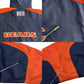 スタジアムジャケット NFL シカゴ・ベアーズ プロチーム アメフト ネイビー メンズ L 中古 古着 Y9192