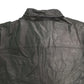 COUGAR LEATHER レザージャケット 大きいサイズ ブラック メンズ 2X 中古 古着 Y9195