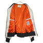 80年代 Flieger Lederjacke レザージャケット ユーロ ミリタリー ホワイト メンズ 56 中古 古着 Y9199