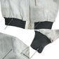 80年代 Flieger Lederjacke レザージャケット ユーロ ミリタリー ホワイト メンズ 56 中古 古着 Y9199