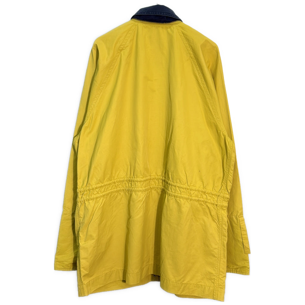 90年代 マウンテンパーカー イエロー メンズ M 中古 古着 Y9201