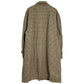 50年代 イングランド製 ALL WOOL SHOWERPROOF ステンカラーコート ヴィンテージ ユーロ ブラウン メンズ M相当 中古 古着 Y9202