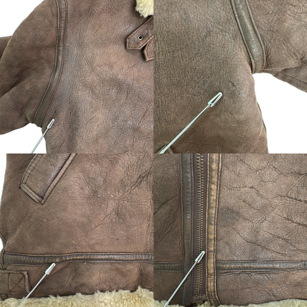 ORIGINAL SHEARLING B-3 Flight Jacket Leather Jacket
