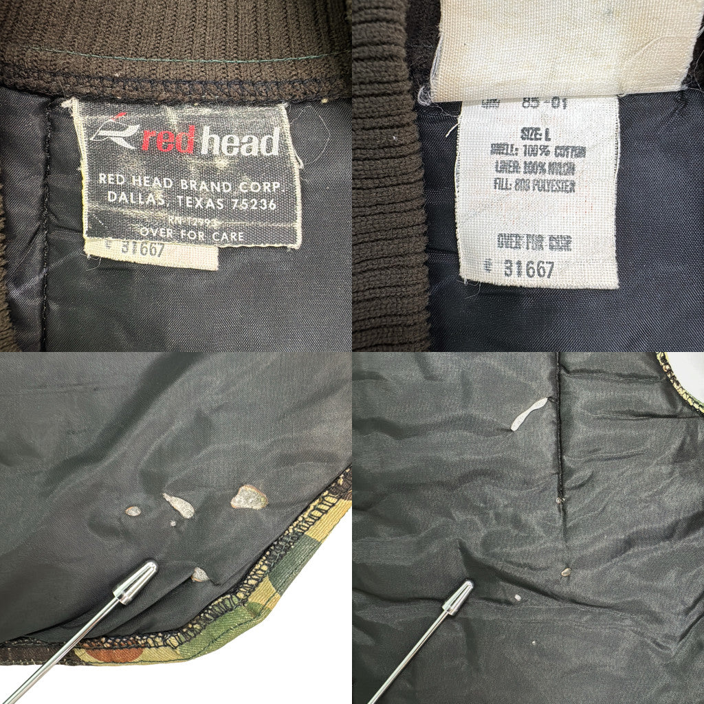 80s RED HEAD Hunting Vest