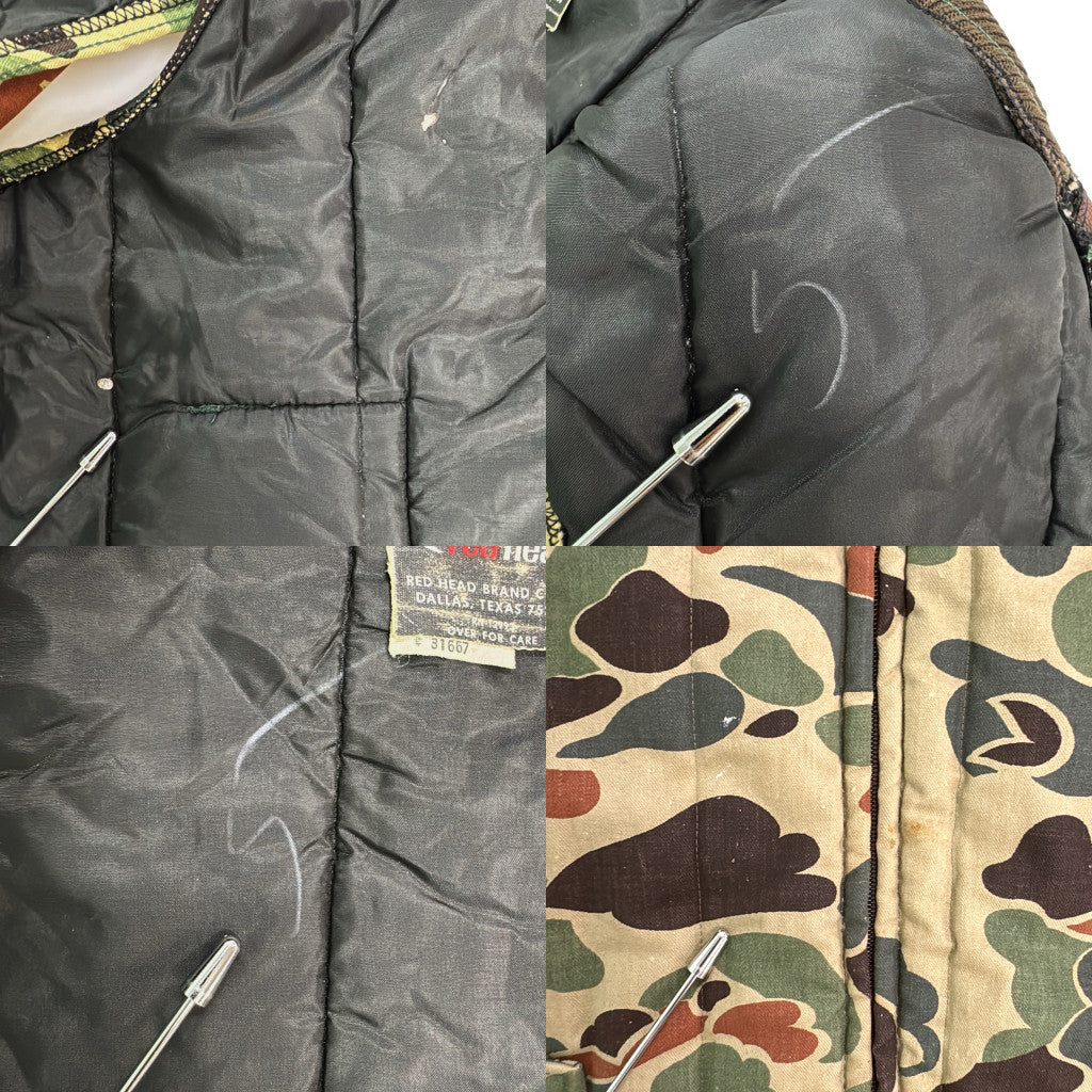 80s RED HEAD Hunting Vest
