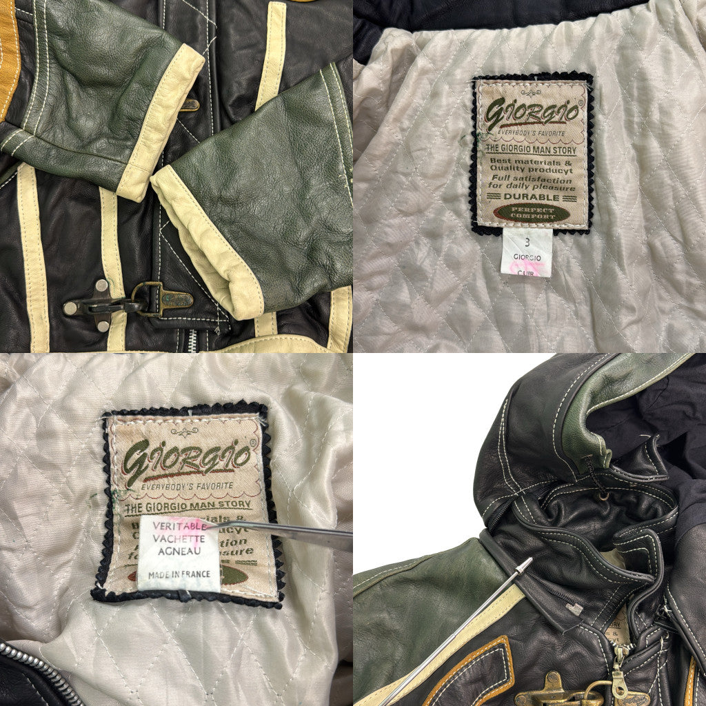 GIORGIO Leather Jacket