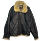 AVIATION TYPE B-3 Mouton Leather Military Jacket