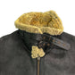 AVIATION TYPE B-3 Mouton Leather Military Jacket