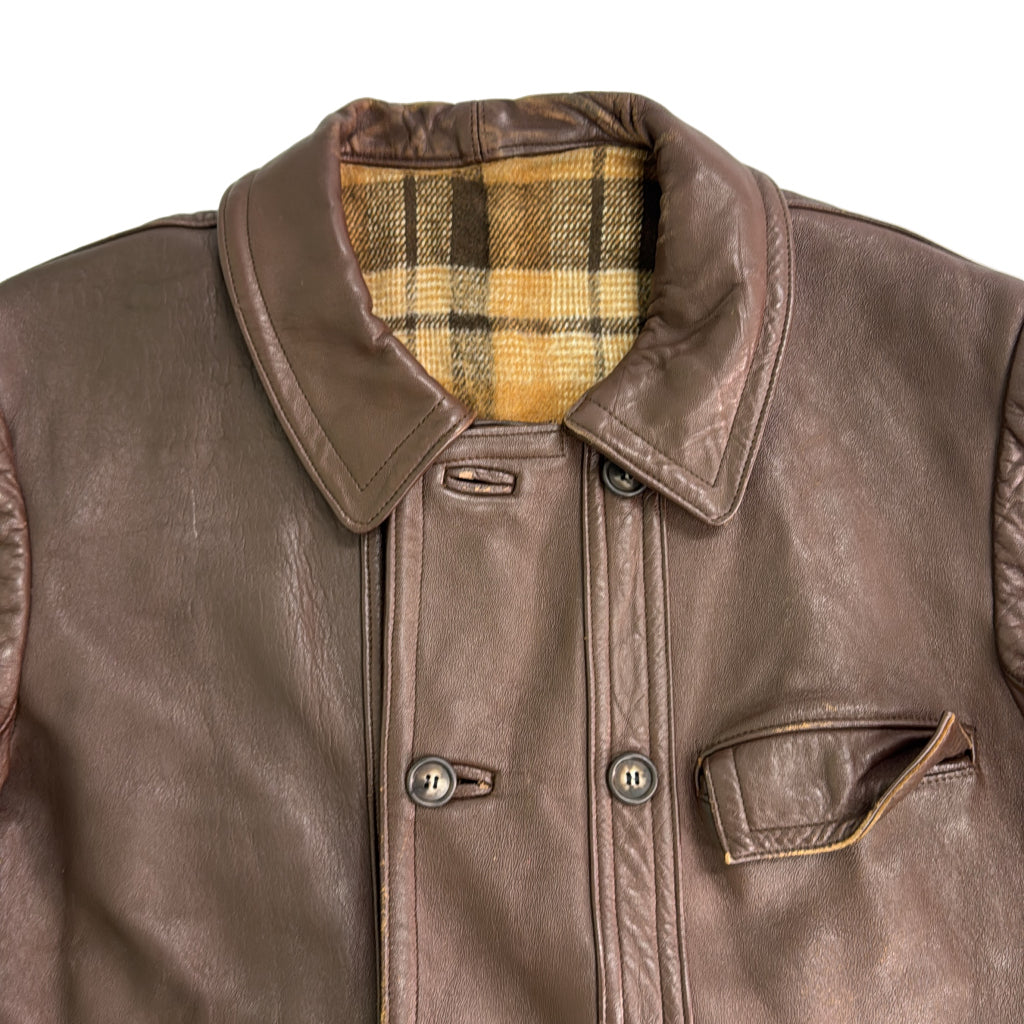 70s GVF Leather Jacket