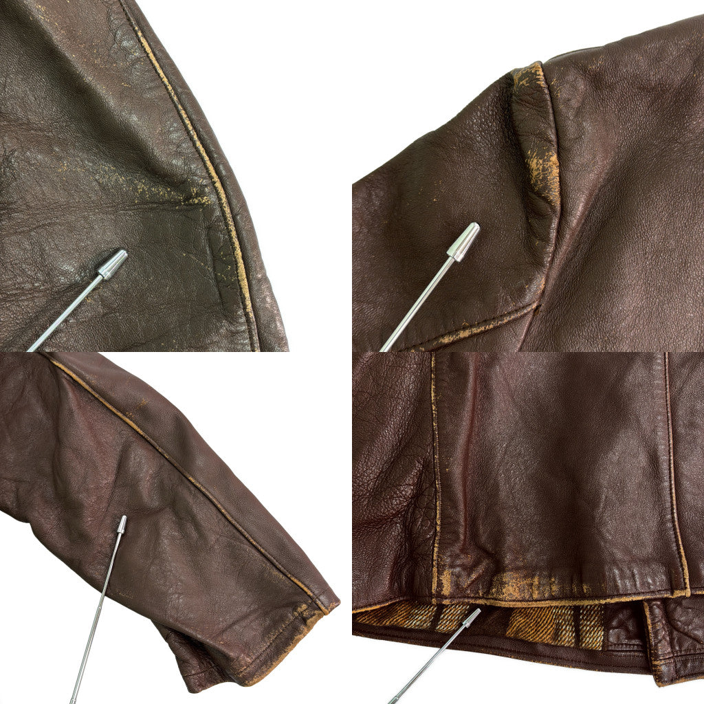70s GVF Leather Jacket