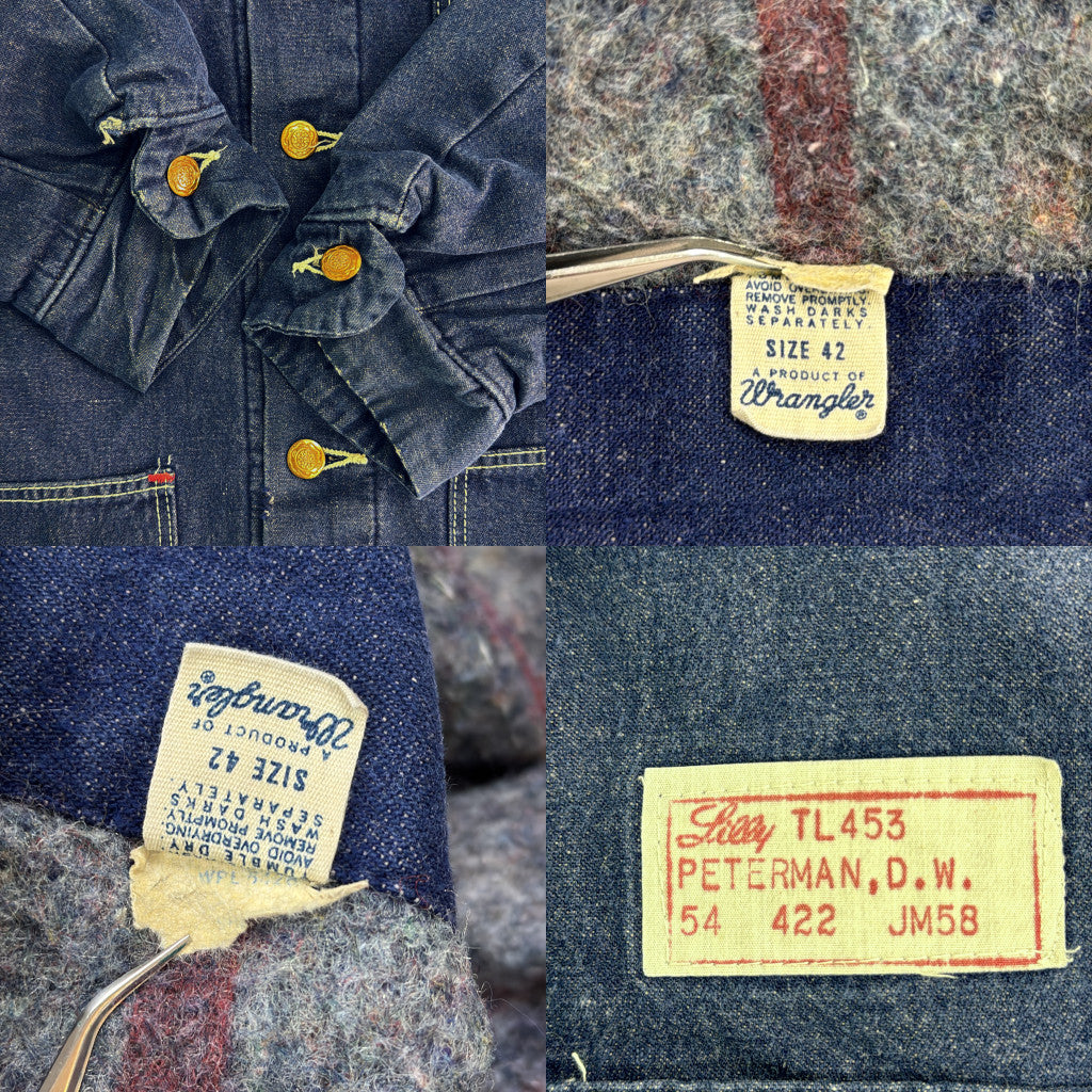 80s Wrangler Coverall Denim Jacket