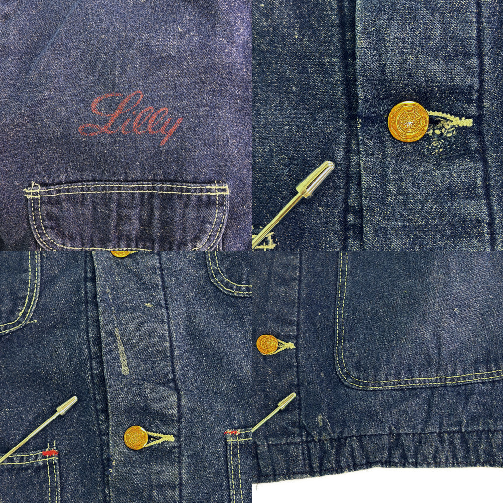 80s Wrangler Coverall Denim Jacket
