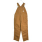 00s Carhartt Duck Double Knee Bib Overall Duck Overall