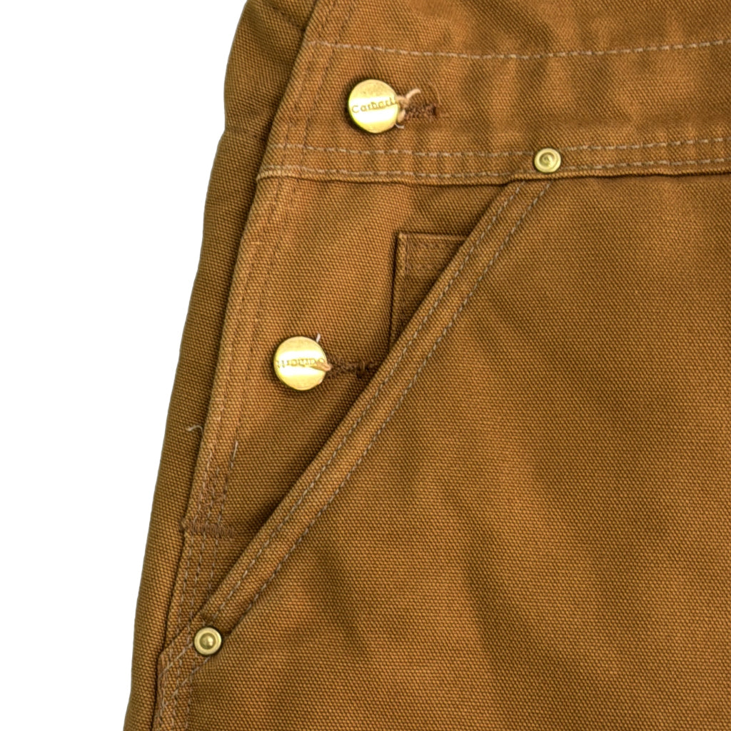00s Carhartt Duck Double Knee Bib Overall Duck Overall