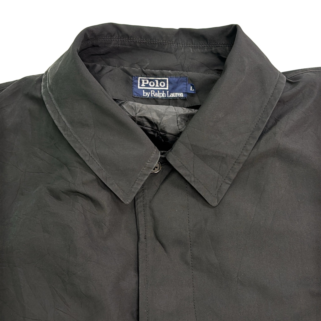 90s Polo by Ralph Lauren Balmacaan Soutien Collar Coat