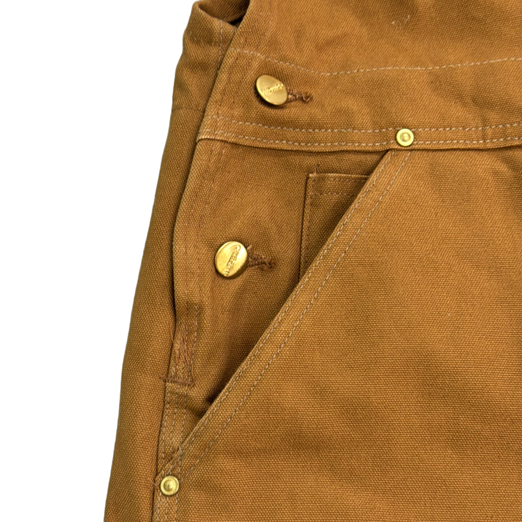 00s Carhartt Duck Double Knee Bib Overall Duck Overall