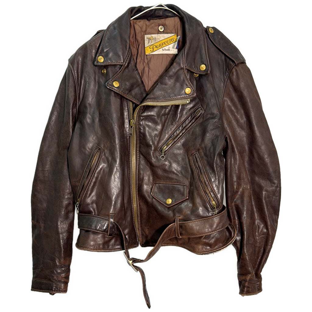 80s Schott Double Riders Leather Jacket