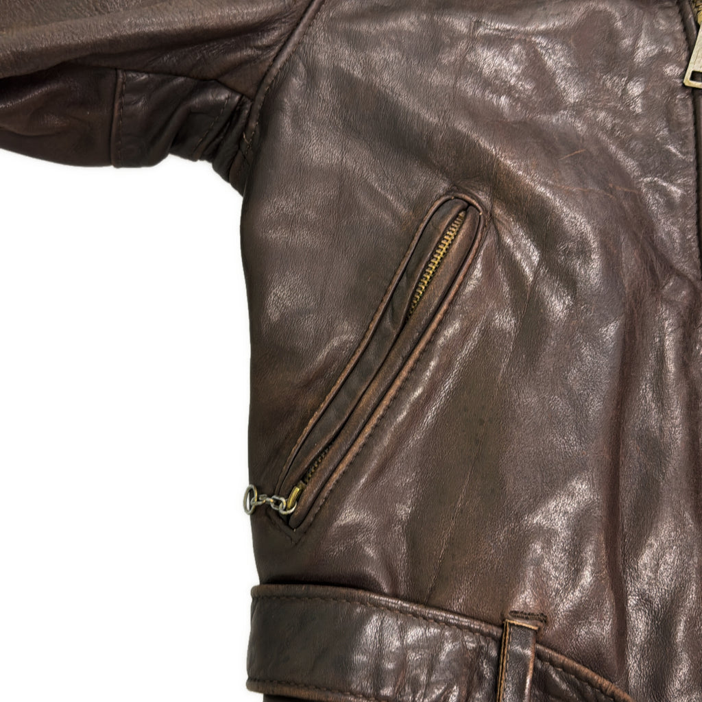 80s Schott Double Riders Leather Jacket