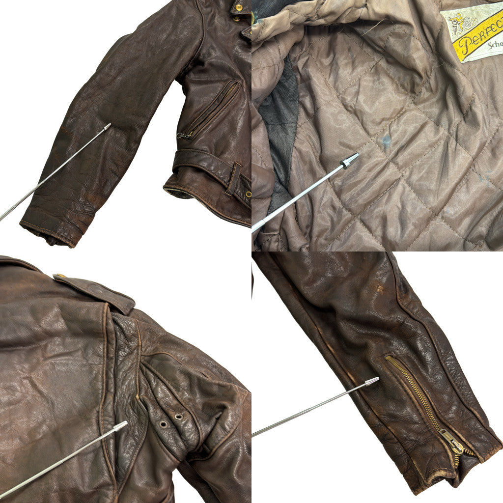 80s Schott Double Riders Leather Jacket