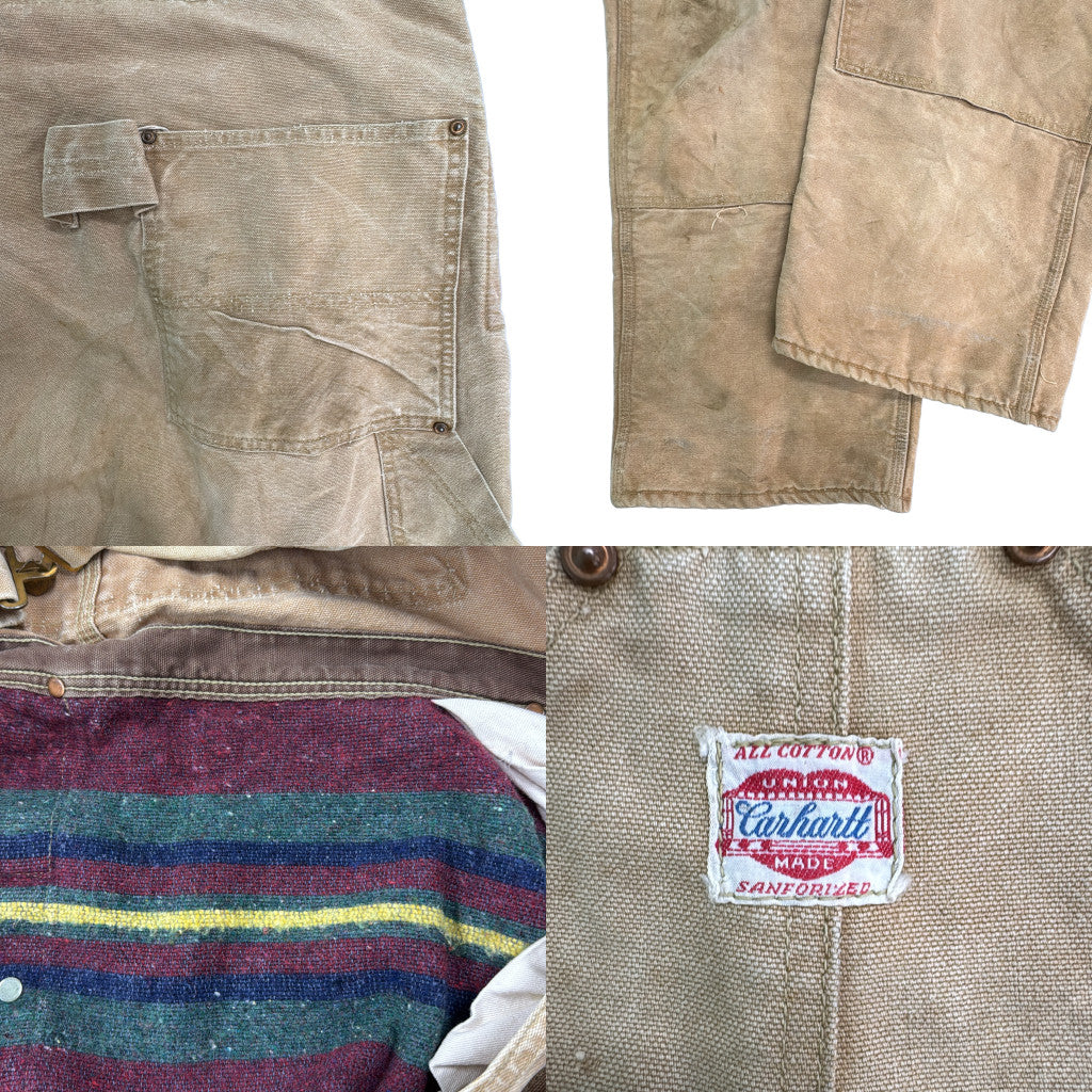 40s Carhartt Duck Double Knee Bib Overall Duck Overall