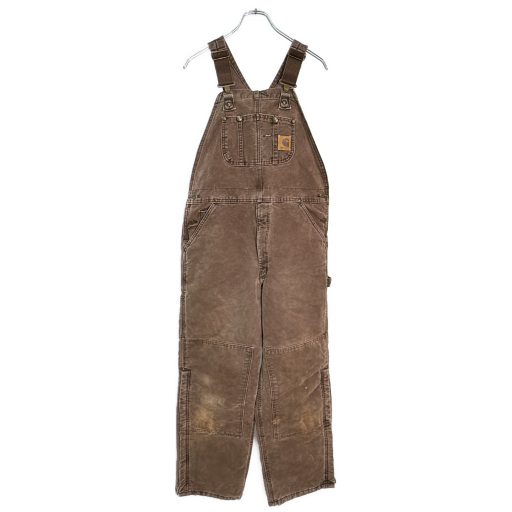 00s Carhartt Duck Double Knee Bib Overall Duck Overall