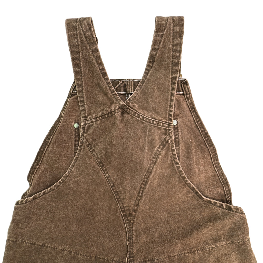 00s Carhartt Duck Double Knee Bib Overall Duck Overall