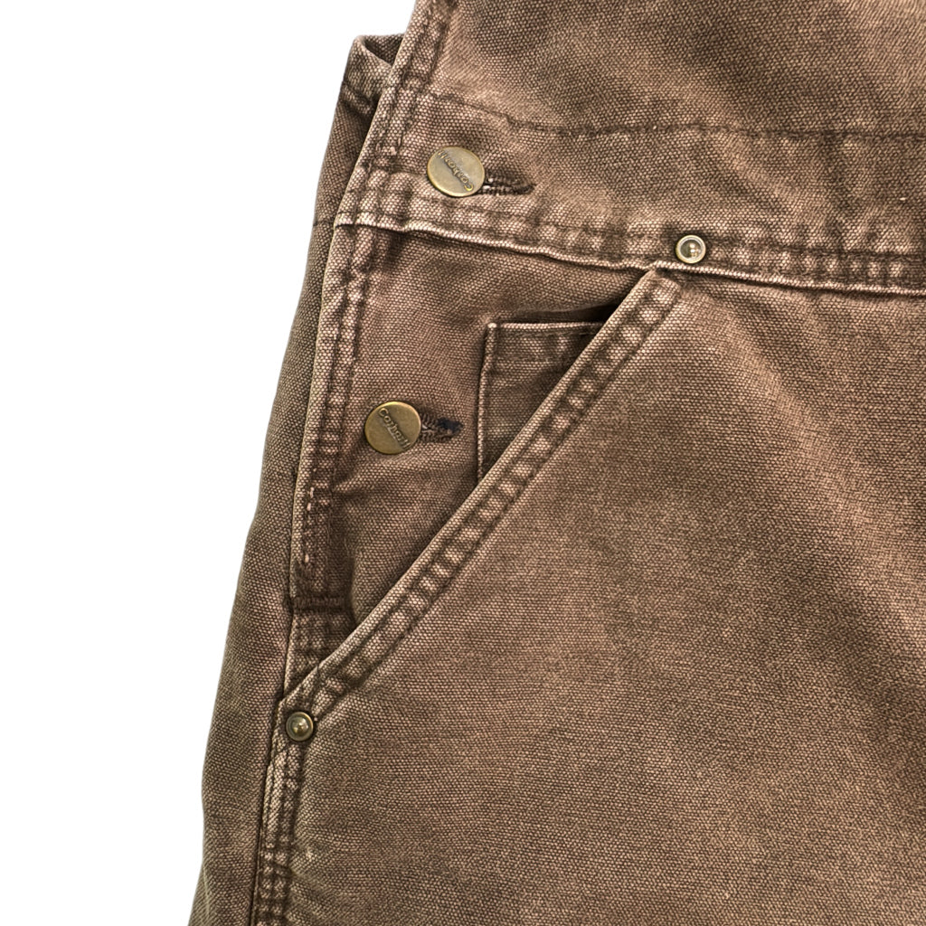 00s Carhartt Duck Double Knee Bib Overall Duck Overall