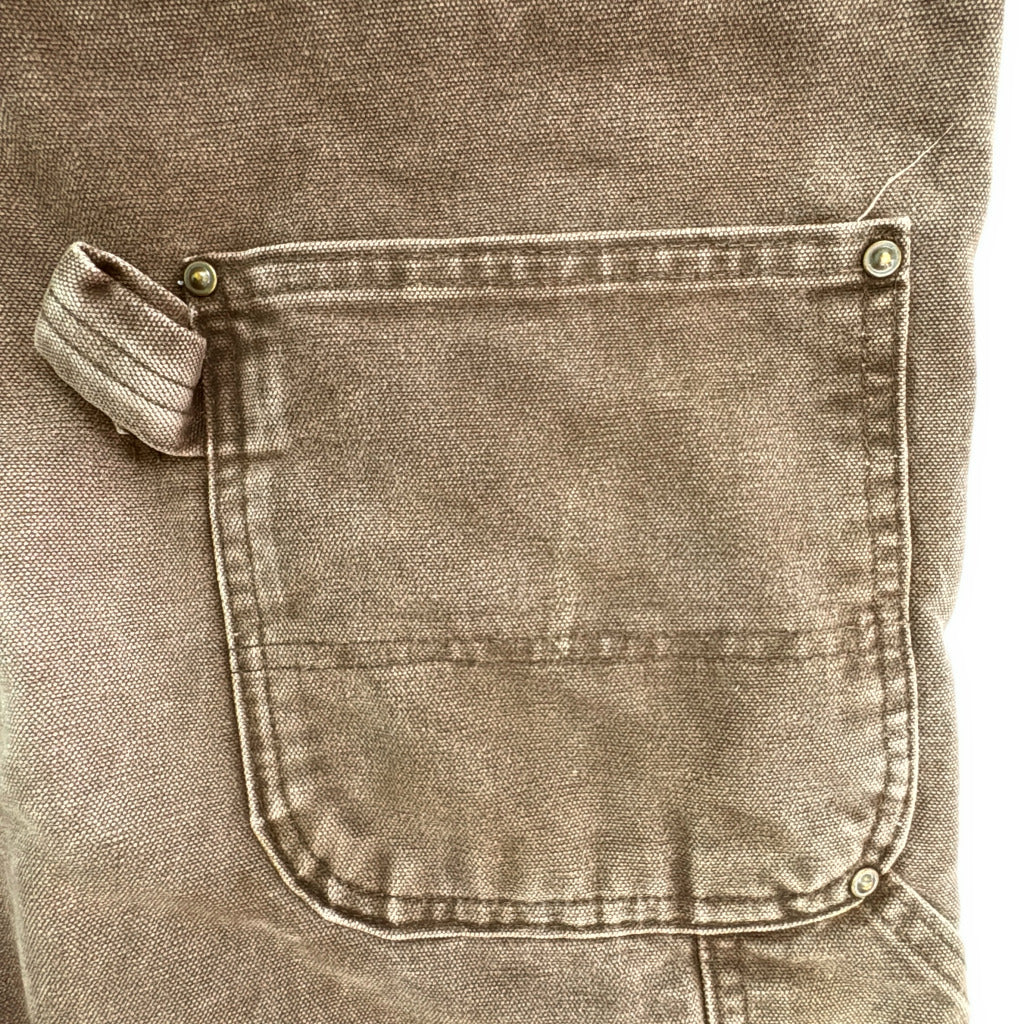 00s Carhartt Duck Double Knee Bib Overall Duck Overall
