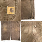 00s Carhartt Duck Double Knee Bib Overall Duck Overall