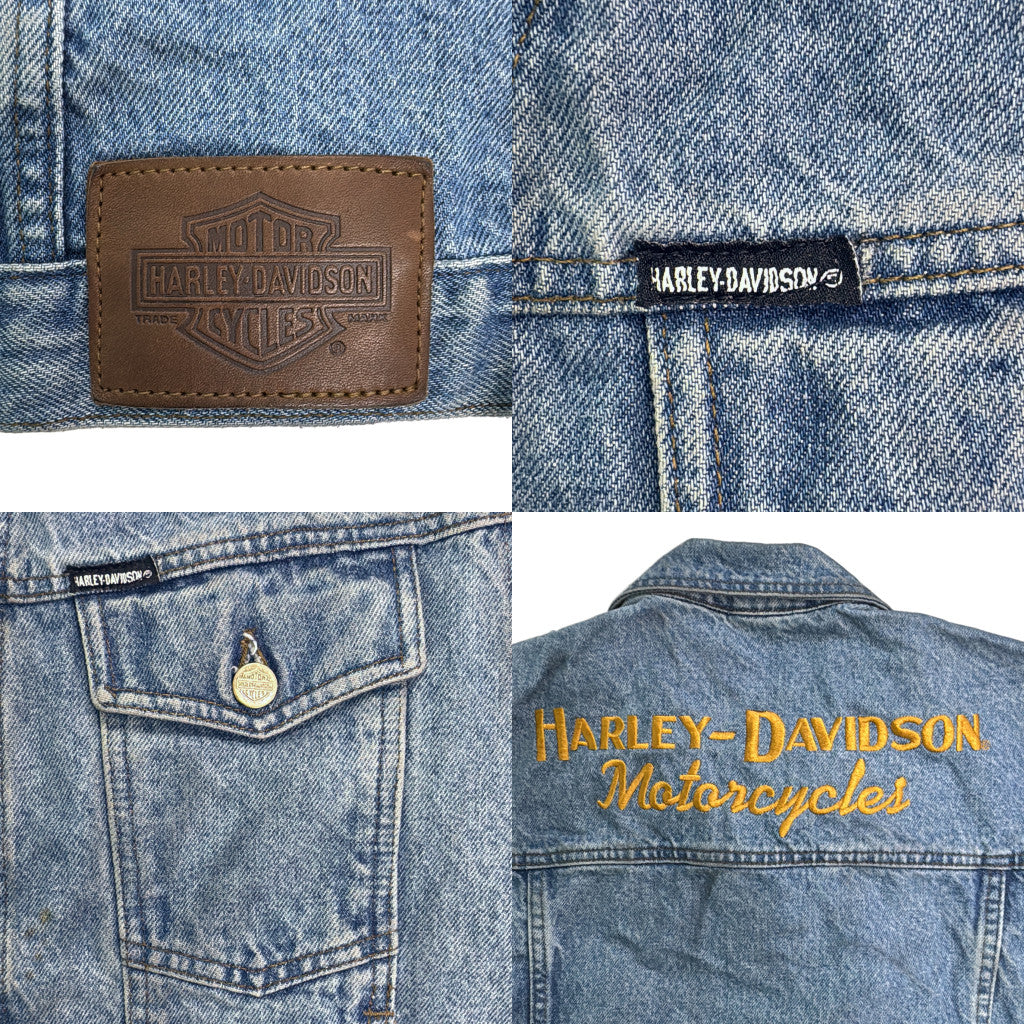 90s HARLEY DAVIDSON Denim Vest
