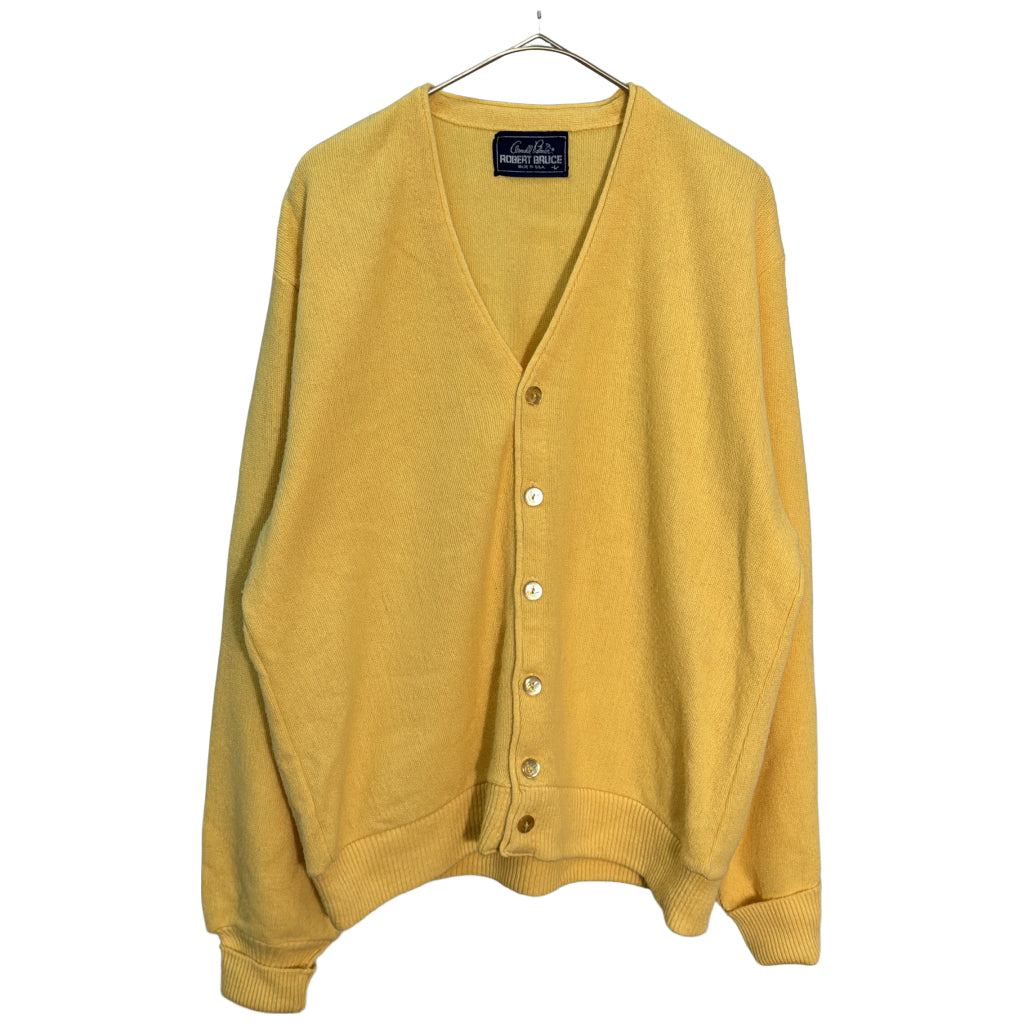 80s Arnold Palmer ROBERT BRUCE Plain Cardigan
