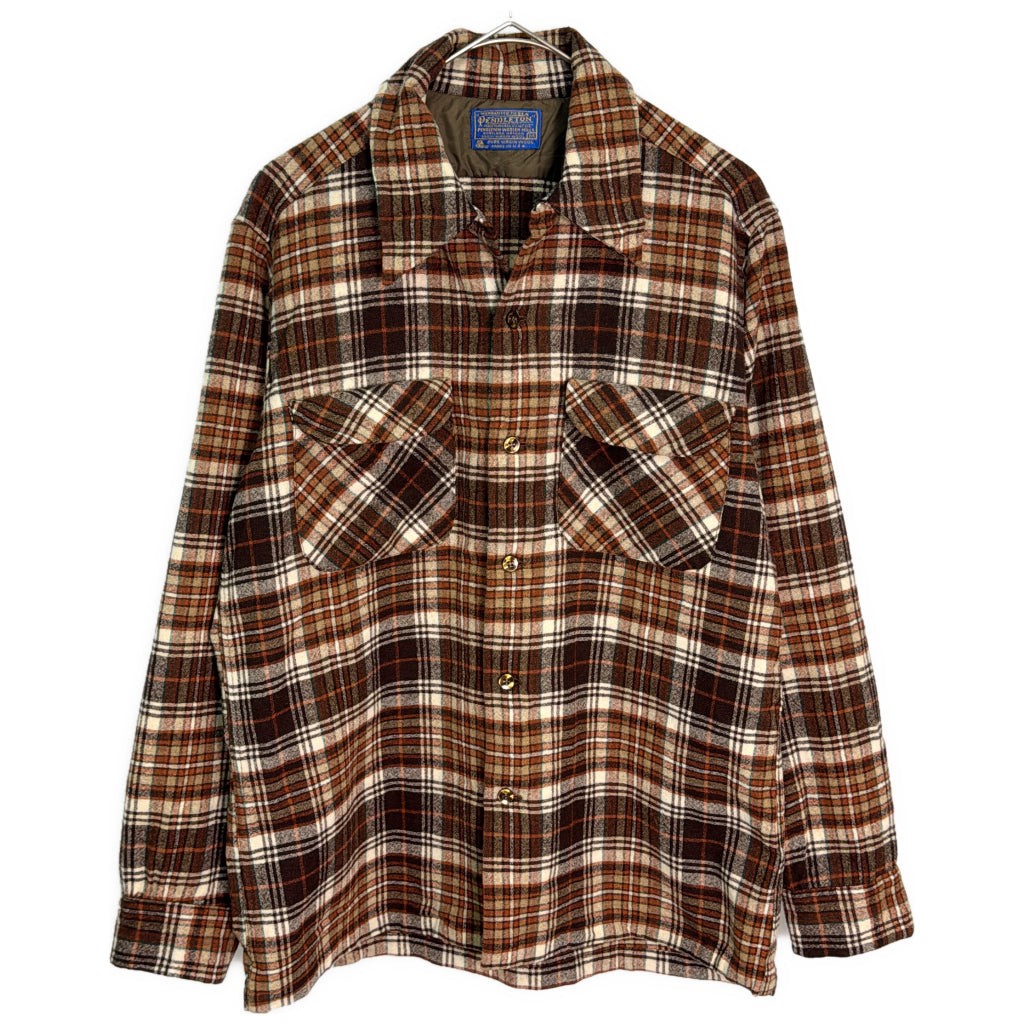 70s PENDLETON Board Shit Check Shirt