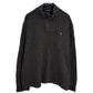 RALPH LAUREN Half Zip Cotton Sweater Half Zip Sweater