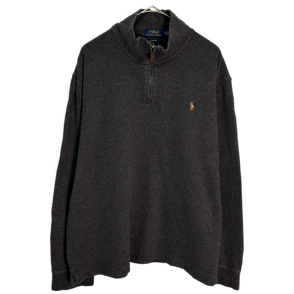 RALPH LAUREN Half Zip Cotton Sweater Half Zip Sweater