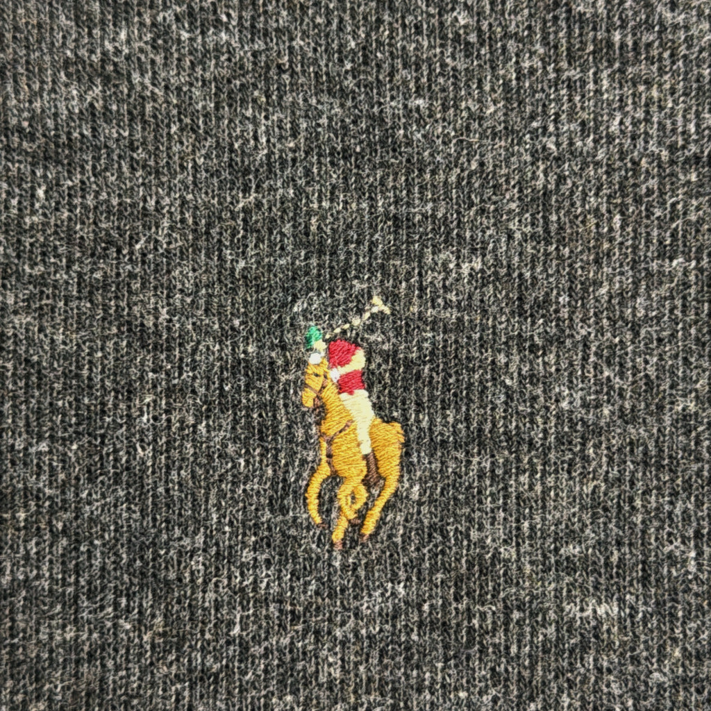 RALPH LAUREN Half Zip Cotton Sweater Half Zip Sweater