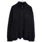 RALPH LAUREN Half Zip Cotton Sweater Half Zip Sweater