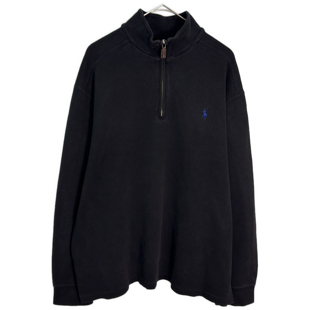 RALPH LAUREN Half Zip Cotton Sweater Half Zip Sweater