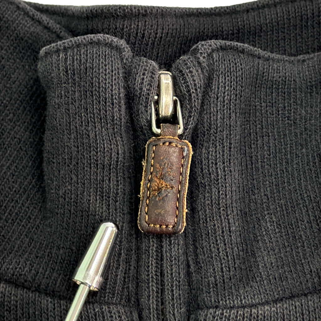 RALPH LAUREN Half Zip Cotton Sweater Half Zip Sweater