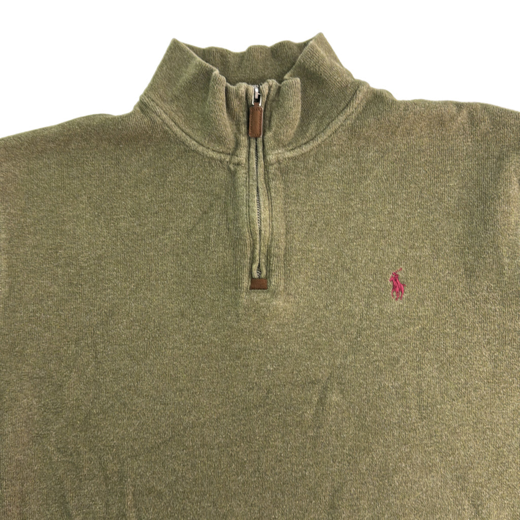Polo by Ralph Lauren Half Zip Cotton Sweater Half Zip Sweater