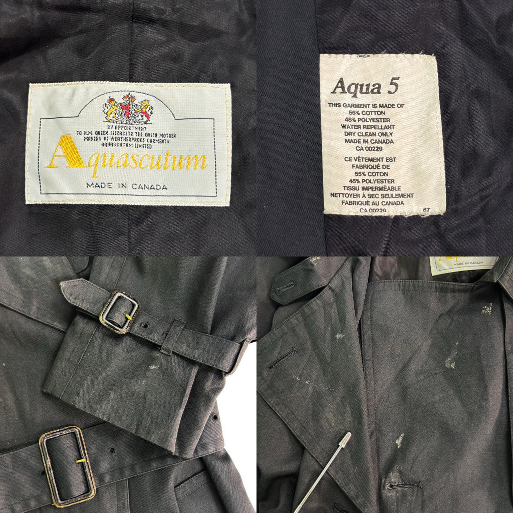 80s Aquascutum Trench Coat