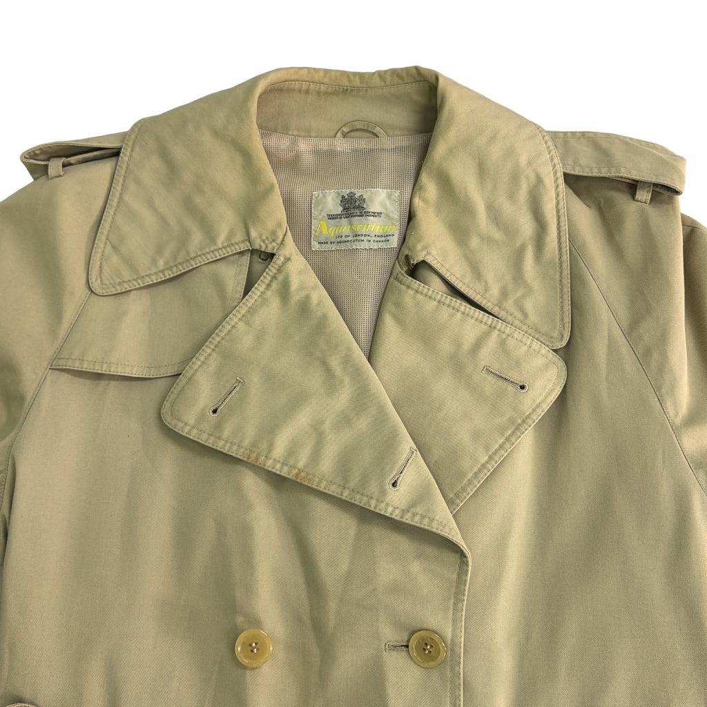 80s Aquascutum Trench Trench Coat