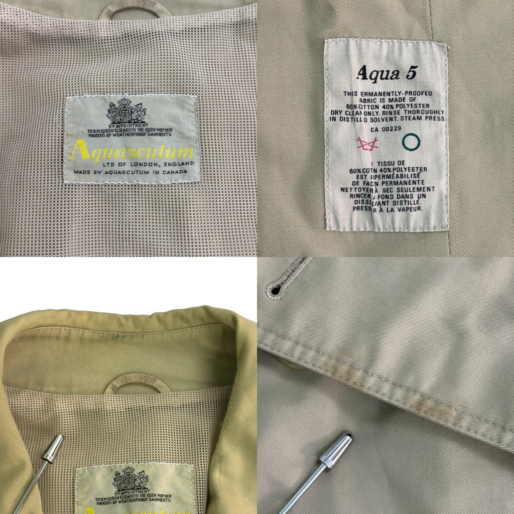 80s Aquascutum Trench Trench Coat