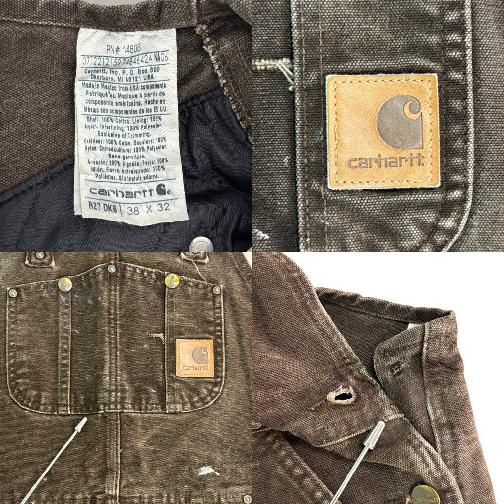 Carhartt Duck Double Knee Bib Overall Duck Overall