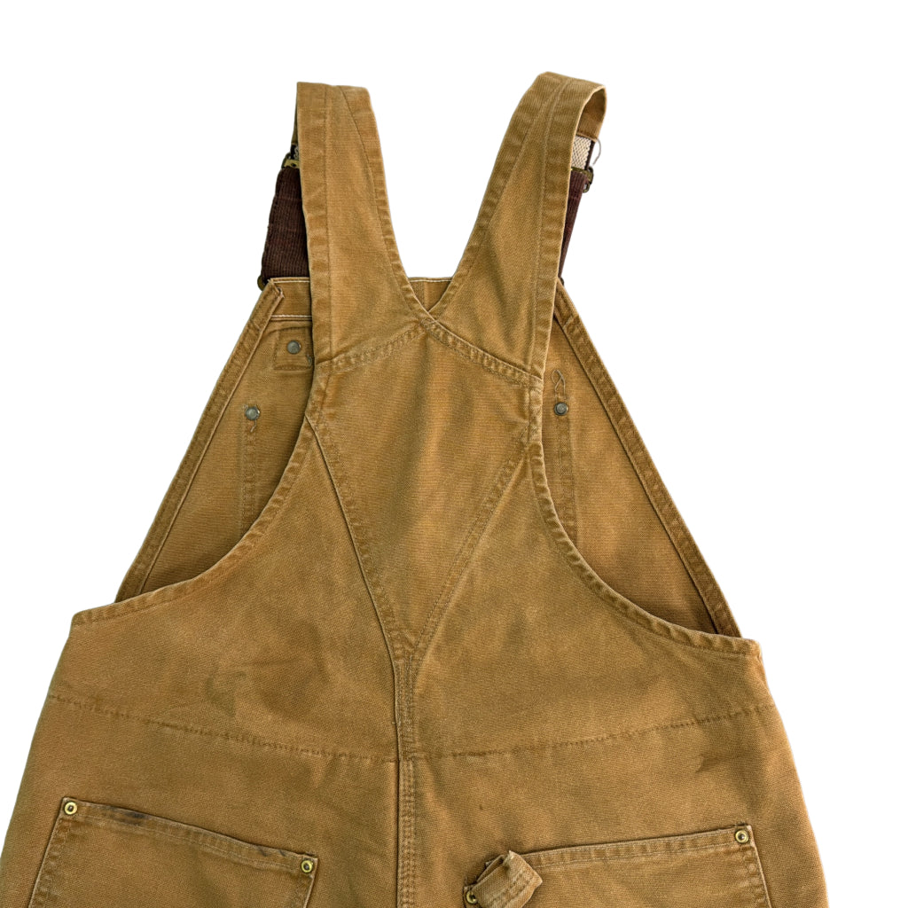 90s Carhartt Duck Double Knee Bib Overall Duck Overall