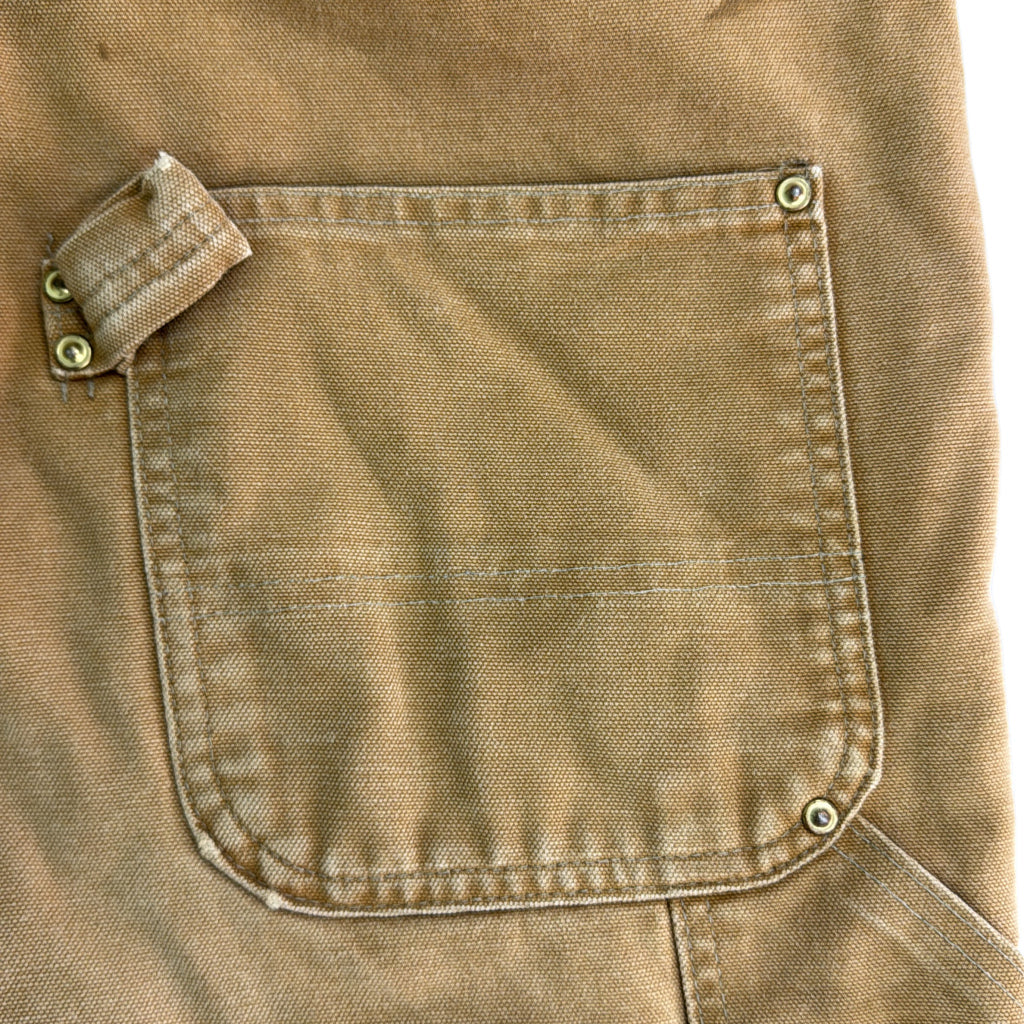 90s Carhartt Duck Double Knee Bib Overall Duck Overall